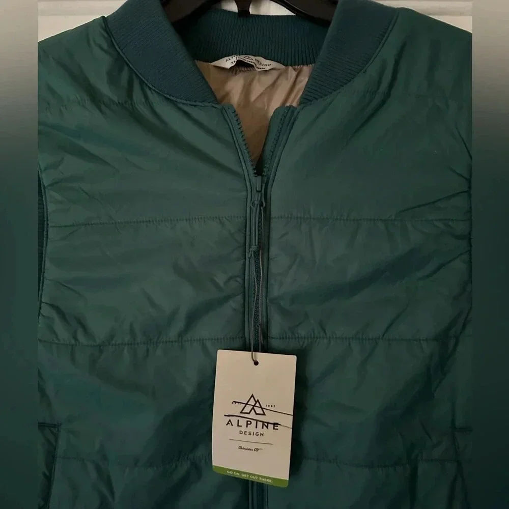 NWT Alpine Design teal vest, size XL, winter wear, warm, outdoors - Picture 5 of 5